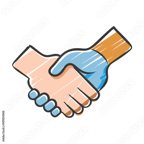 handshake icon, handshake vector illustration-simple illustration of handshake, perfect for handshake logos and icons