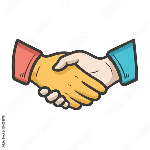 handshake icon, handshake vector illustration-simple illustration of handshake, perfect for handshake logos and icons
