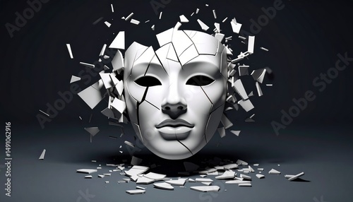 Shattered Mask Emotion.