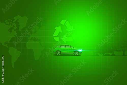 Green careco energy design concept