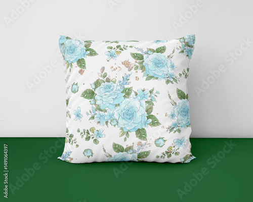 pillow design isolated on white background
