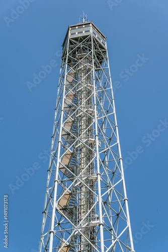 The Torre Branca in Milan on a sunny day