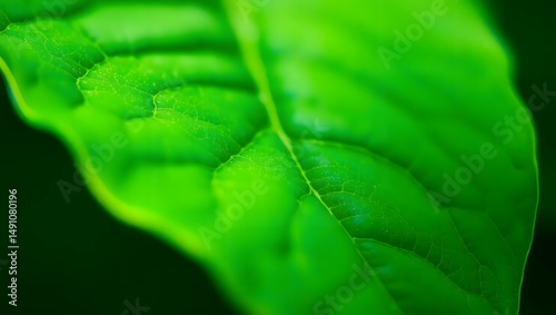 a highly detailed photograph, macro shot, vibrant green leaves, lush foliage, organic textures, natural patterns, sharp focus, rich colors, botanical, plant life, nature, environmental, ethereal, sere photo