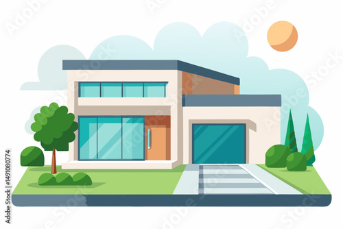 vector illustration of a house