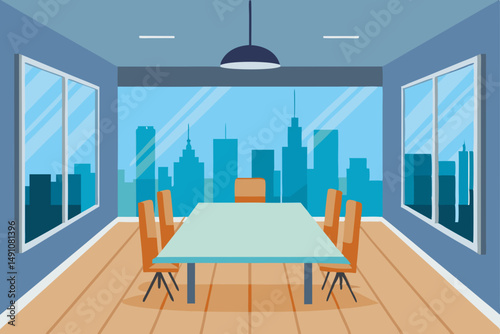 modern interior of modern office