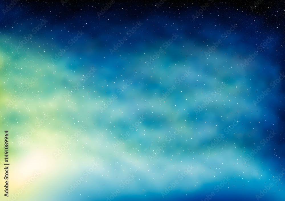 Obraz premium 星がきらめく夜空の背景素材