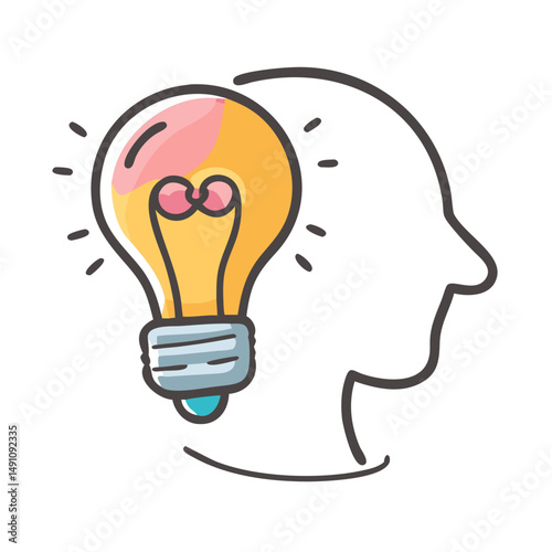 innovative idea icon, innovative idea vector illustration-simple illustration of innovative idea, perfect for innovative idea logos and icons
