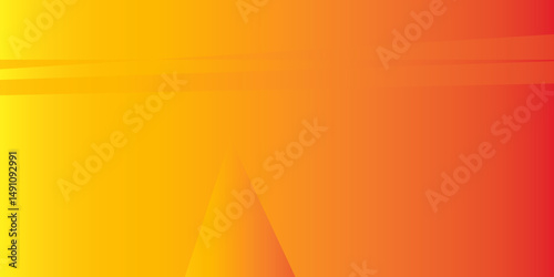 Vibrant orange vector illustration with soft golden waves and fiery curves design
