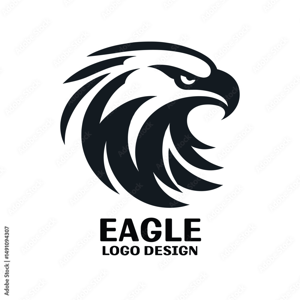 Obraz premium Eagle Vector Logo Design
