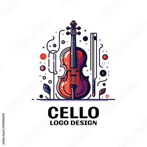  Cello Vector Logo Design