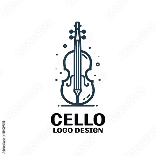  Cello Vector Logo Design