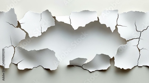 Torn paper abstract background
