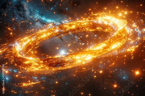 Cosmic ring of light