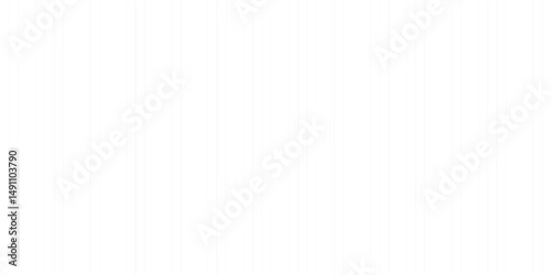 Modern abstract background. White paper sheet background. Vertical graph paper. Vertical lines on white paper. Gray vertical graph lines on white paper. Editable vector mockup illustration.