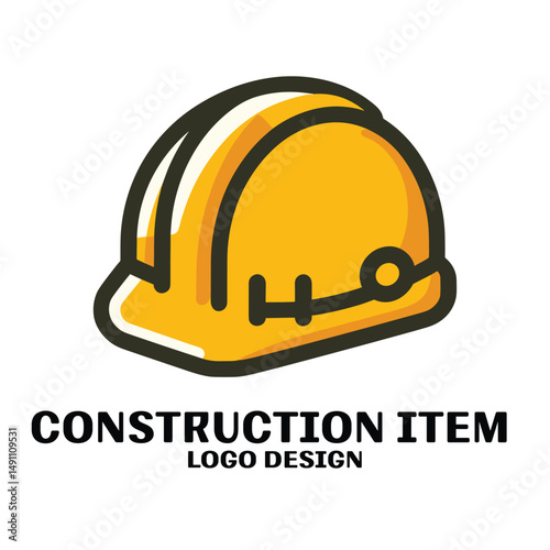 Construction Items Vector Logo Design