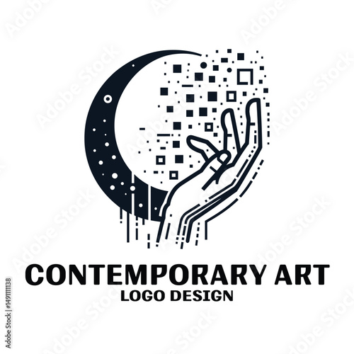 Contemporary Art Vector Logo Design