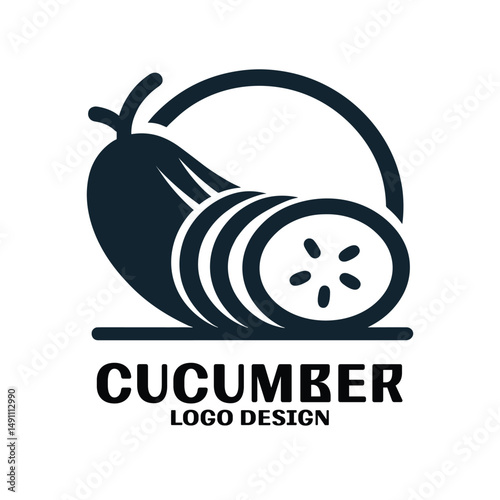 Cucumber Vector Logo Design