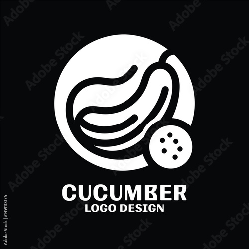 Cucumber Vector Logo Design
