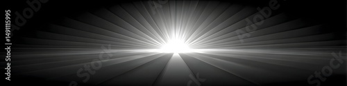 Radiant Light: A captivating display of luminous rays emanating from a central point, filling the frame with an ethereal glow.