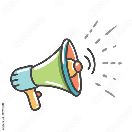 loud hailer icon, loud hailer vector illustration-simple illustration of loud hailer, perfect for loud hailer logos and icons