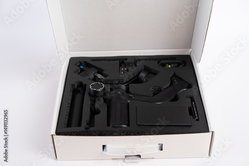 High-quality tool kit displayed in a custom foam interior packaging for precise storage and protection of equipment