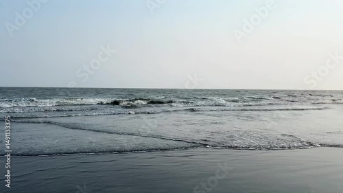 beatiful sea beach and sea waves 