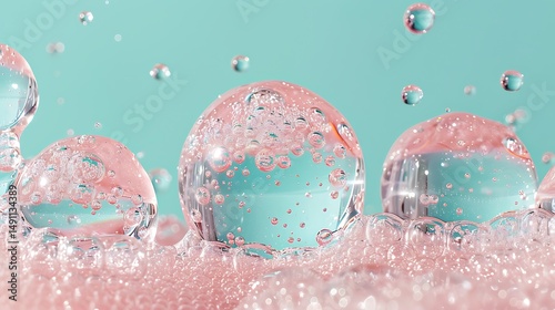 Abstract spheres in bubbles
