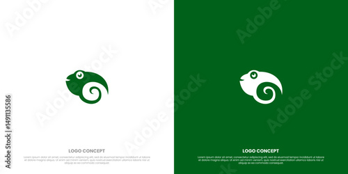 Creative Snail Frog Hybrid Logo Design, Animal Fusion Symbol, Flat Vector Logo Design Template Element