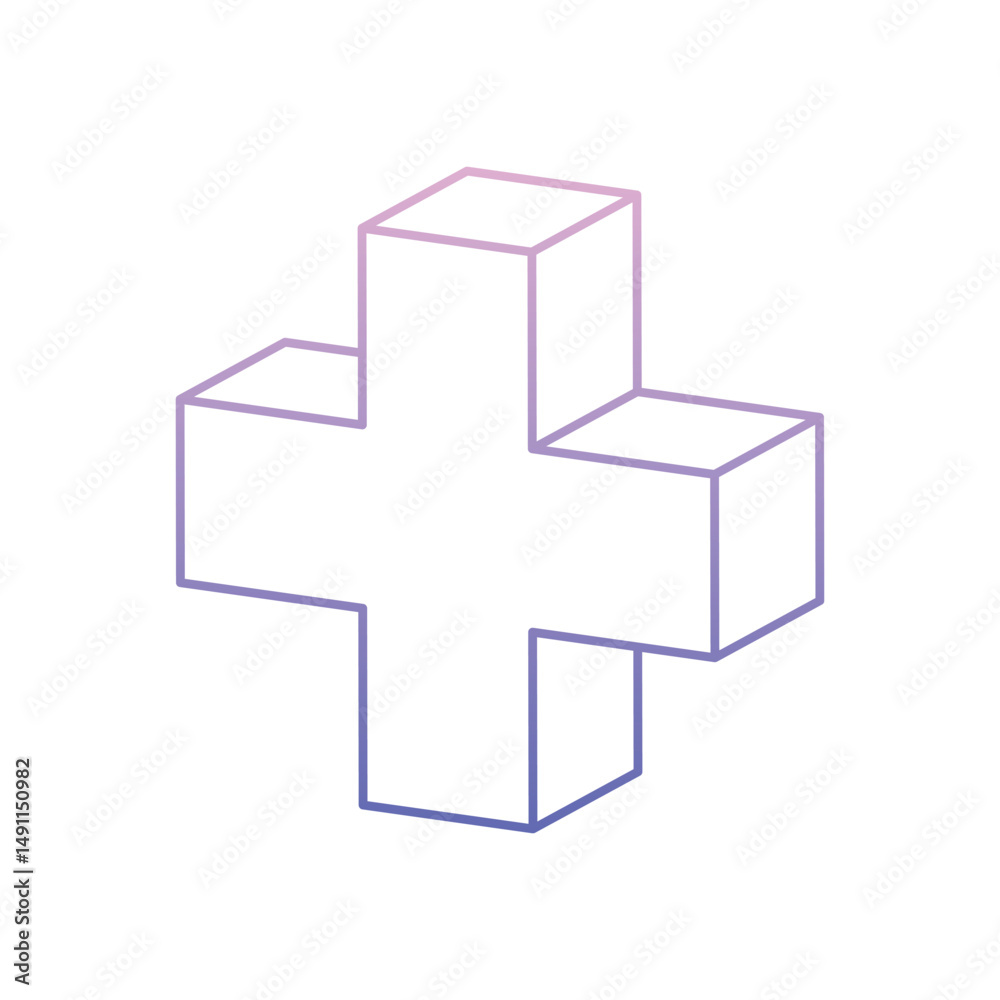 Obraz premium Medical Cross Vector icon