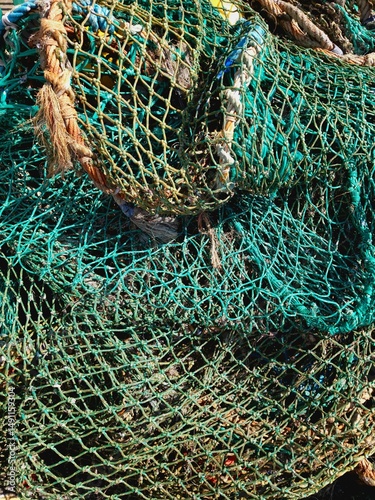 fishing nets and floats