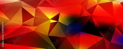 Red Grid Mosaic Background, Creative Design Templates