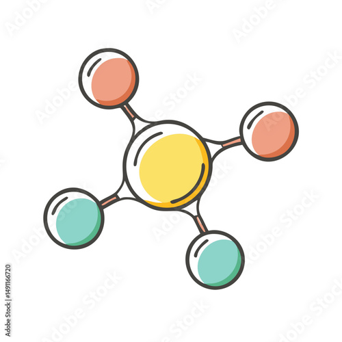 molecules icon, molecules vector illustration-simple illustration of molecules, perfect for molecules logos and icons