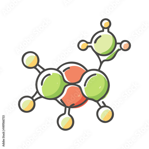 molecules icon, molecules vector illustration-simple illustration of molecules, perfect for molecules logos and icons