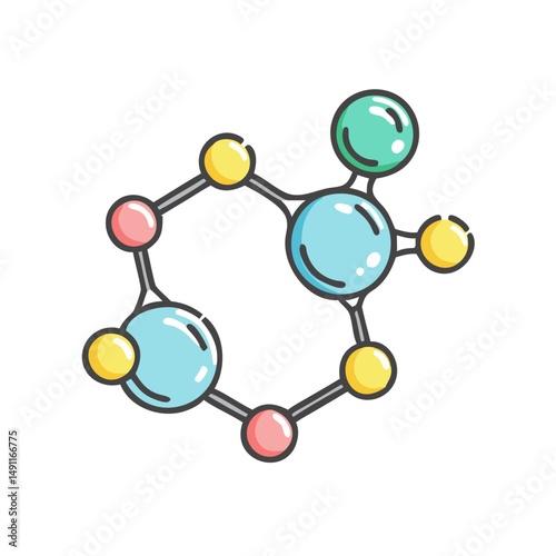 molecules icon, molecules vector illustration-simple illustration of molecules, perfect for molecules logos and icons