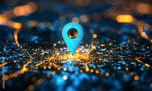 Blue Map Location Marker