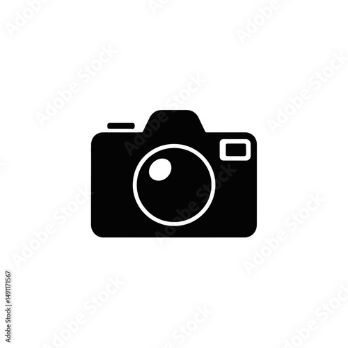 minimalist dslr camera logo,