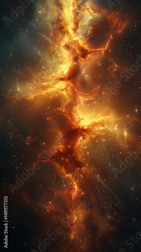 Cosmic nebulae, vibrant hues (1)