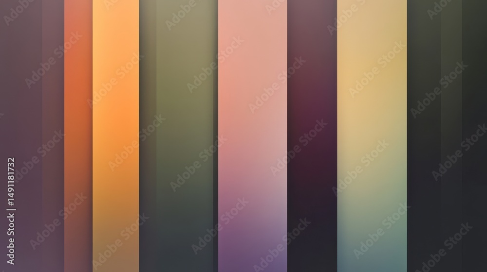 Fototapeta premium Abstract Vertical Stripes in Muted Colors for Modern Design Work