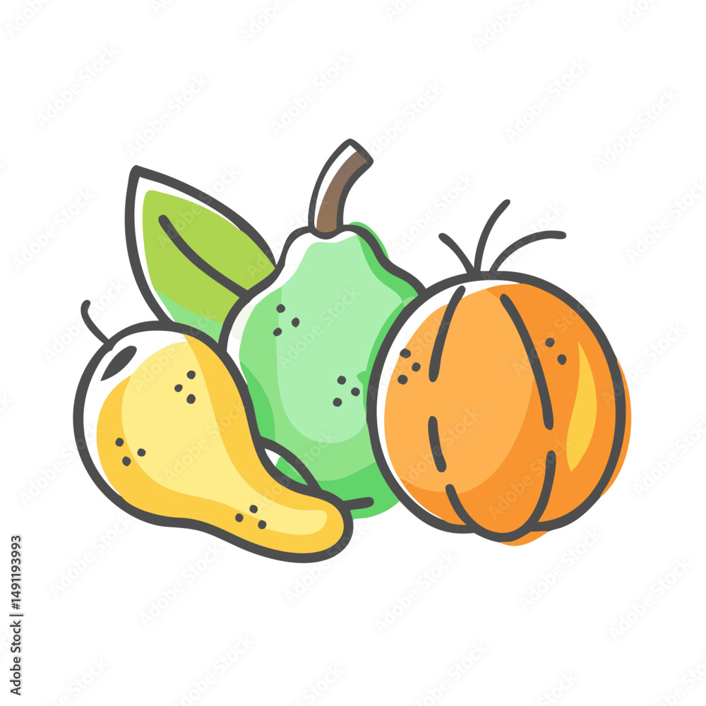 Obraz premium organic icon, organic vector illustration-simple illustration of organic, perfect for organic logos and icons