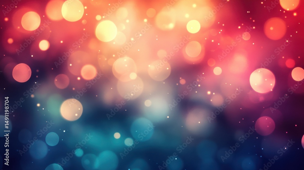 Obraz premium Abstract Colorful Background with Soft Bokeh Lights and Textures