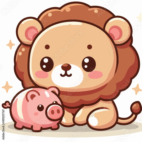 cub, wildlife, mammal, wild, nature, animal, cute, bear, fur, baby, carnivore, predator, forest, young, zoo, outdoors, brown, adorable, isolated, vector, big, africa, illustration, african, lion, fami
