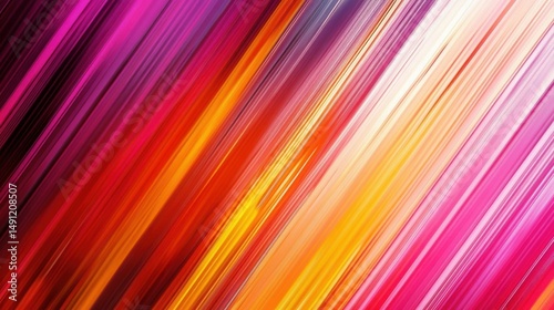 Vibrant Abstract Background with Colorful Stripes and Playful Hues