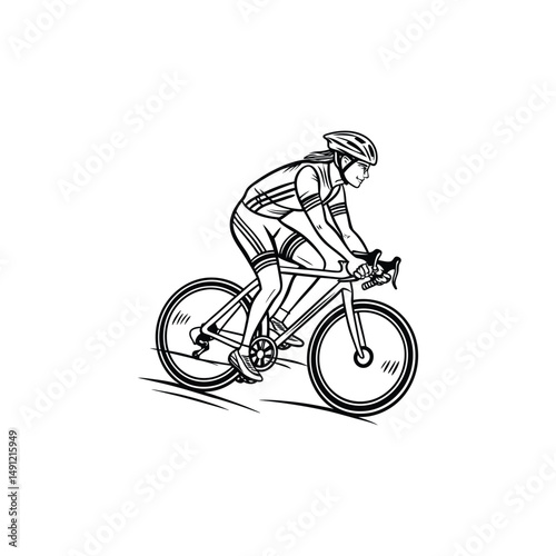 silhouette of a man riding bicycle