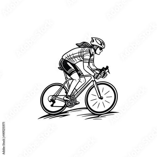 silhouette of a man riding bicycle