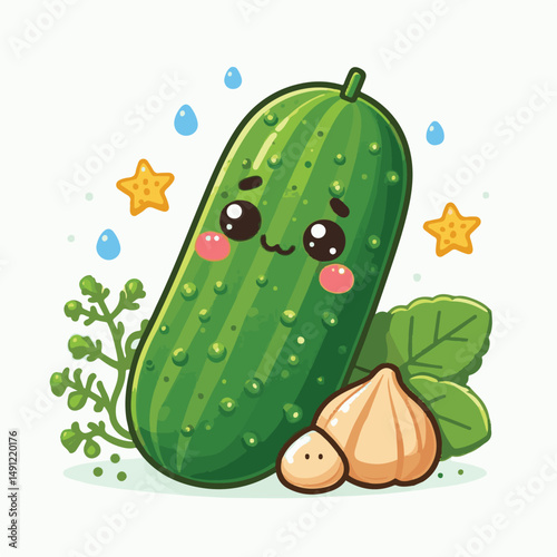 vegetable, healthy, organic, green, cucumber, food, fresh, vegetarian, background, cucumbers, diet, ingredient, isolated, white, slice, salad, raw, nature, agriculture, ripe, sliced, object, health, c