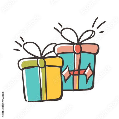 presents icon, presents vector illustration-simple illustration of presents, perfect for presents logos and icons