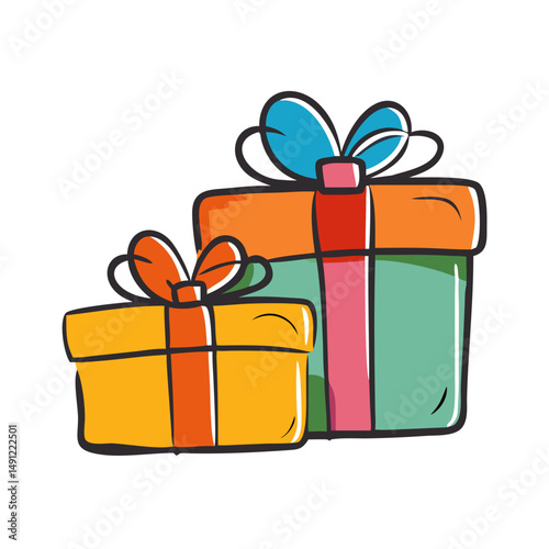 presents icon, presents vector illustration-simple illustration of presents, perfect for presents logos and icons