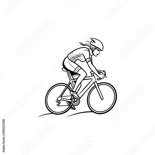 silhouette of a man riding bicycle