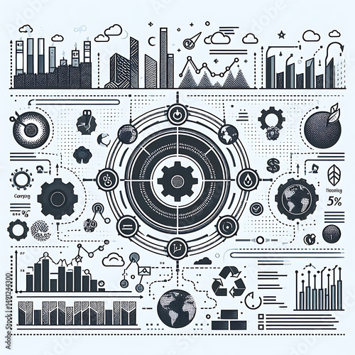 set of icons for web design vector