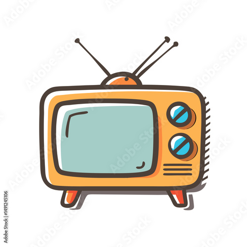 retro tv xxl icon, retro tv xxl vector illustration-simple illustration of retro tv xxl, perfect for retro tv xxl logos and icons